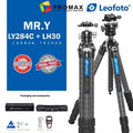 LEOFOTO MR Y TRIPOD LY-284C + LH-30 Y Shaped Center Column 4-section Carbon Fiber with Ballhead Kit