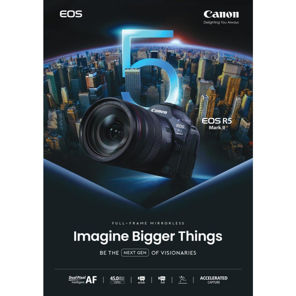 Canon EOS R5 MKII / Mark II Mirrorless Camera Full Frame + RF 24-105mm f4 L USM IS R5II