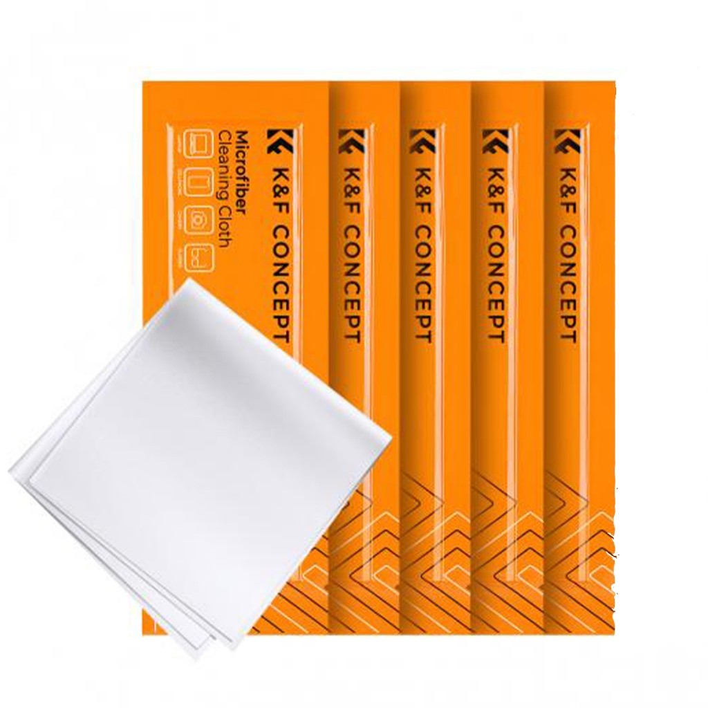 K&F Concept Microfiber Cleaning Cloth Dry Micro Fiber Cloth 15*15cm Box 20PCS SKU.1615A
