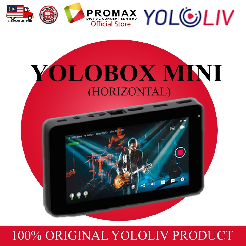 Yololiv Mini Live Streaming Switcher Encoder Monitor