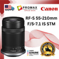 Canon RF-S 55-210mm f/5-7.1 IS STM Lens ( No Box, take from R50 box , CANON MALAYSIA