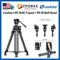 Leofoto Boring Series LVF-163C Tripod and FH-10 Ball-Head for High End Cinematography & Video