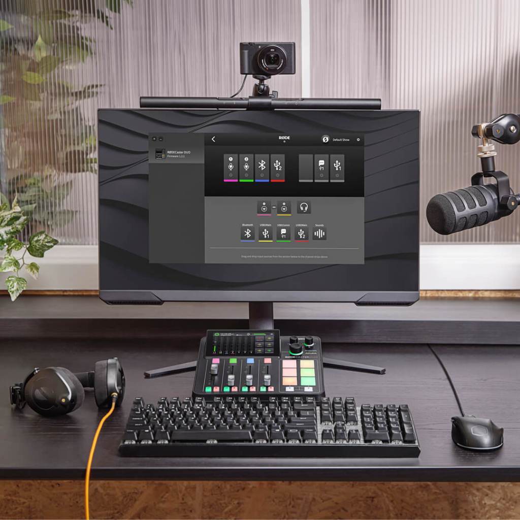 RODE RODECaster Duo Rode Caster Duo Integrated Audio Production Studio For Streaming / Podcast