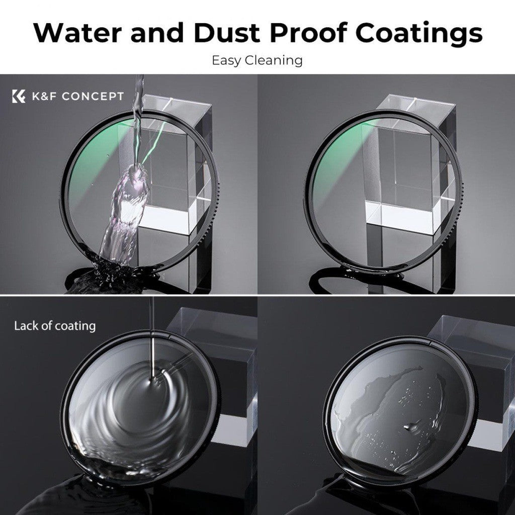 K&F Concept Nano-X Series CPL circular polarizer Filter 67mm / 72mm / 77mm / 82mm / 95mm