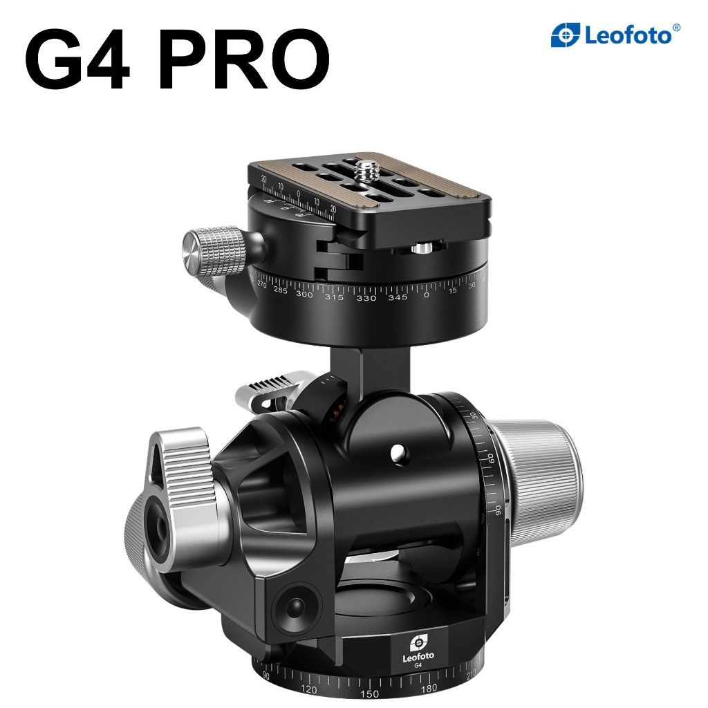 Leofoto G4 / G4 PRO Geared Ball Head for Tripod ( DSLR / Mirrorless / Camcorder )