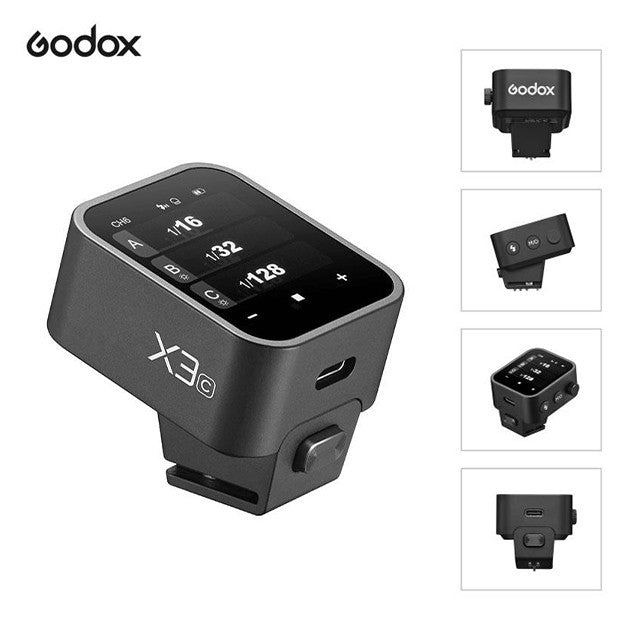 Godox X3 TTL Wireless Flash Trigger For ( Fuji , Sony , Nikon , Olympus , Canon )