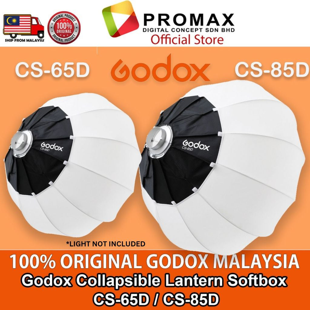 Godox Collapsible Lantern Softbox CS-65D 65CM CS65D CS65 / CS-85D 85CM CS85D CS85 GODOX Malaysia