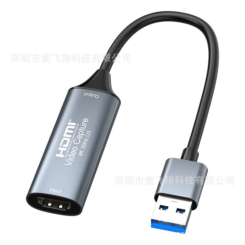 HDMI Video Capture Card Input 4K 30Hz HDMI to USB 2.0 USB 3.0 USB-C type-C 3.0 Video For Camera Macbook PS4 PC GamIng