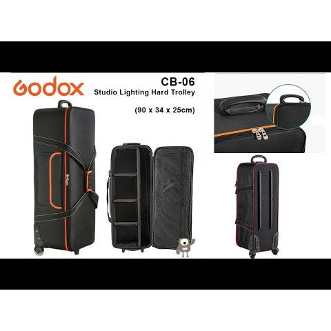 NEW ARRIVE!! Godox CB-06 CB06 Hard Carrying Case with Wheels Bag 100% Original GODOX Malaysia