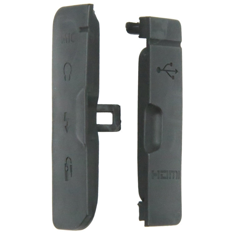 Canon EOS 5D2,5D3,5D4,6D,6D2,7D,7D2 USB / AV OUT/ HDMI/ MIC Replacement Rubber Door Bottom Cover