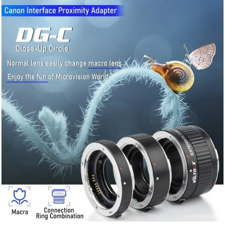 VILTROX DG-C Automatic Extension Tube Set Canon camera 100% 1 Yr Warranty