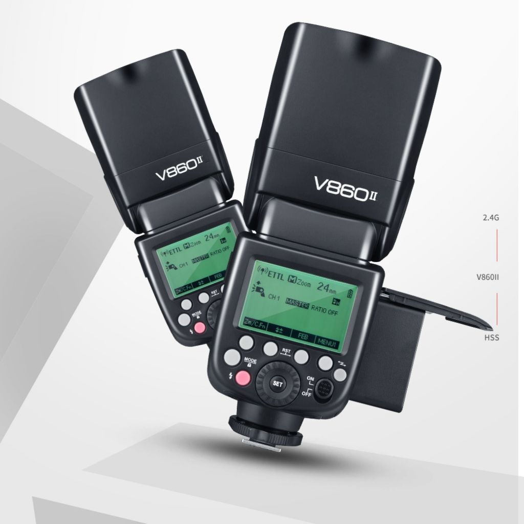 Godox V860II TTL Li-on Battery Camera Flash Speedlight for Sony / Canon / Fuji / Nikon Mount