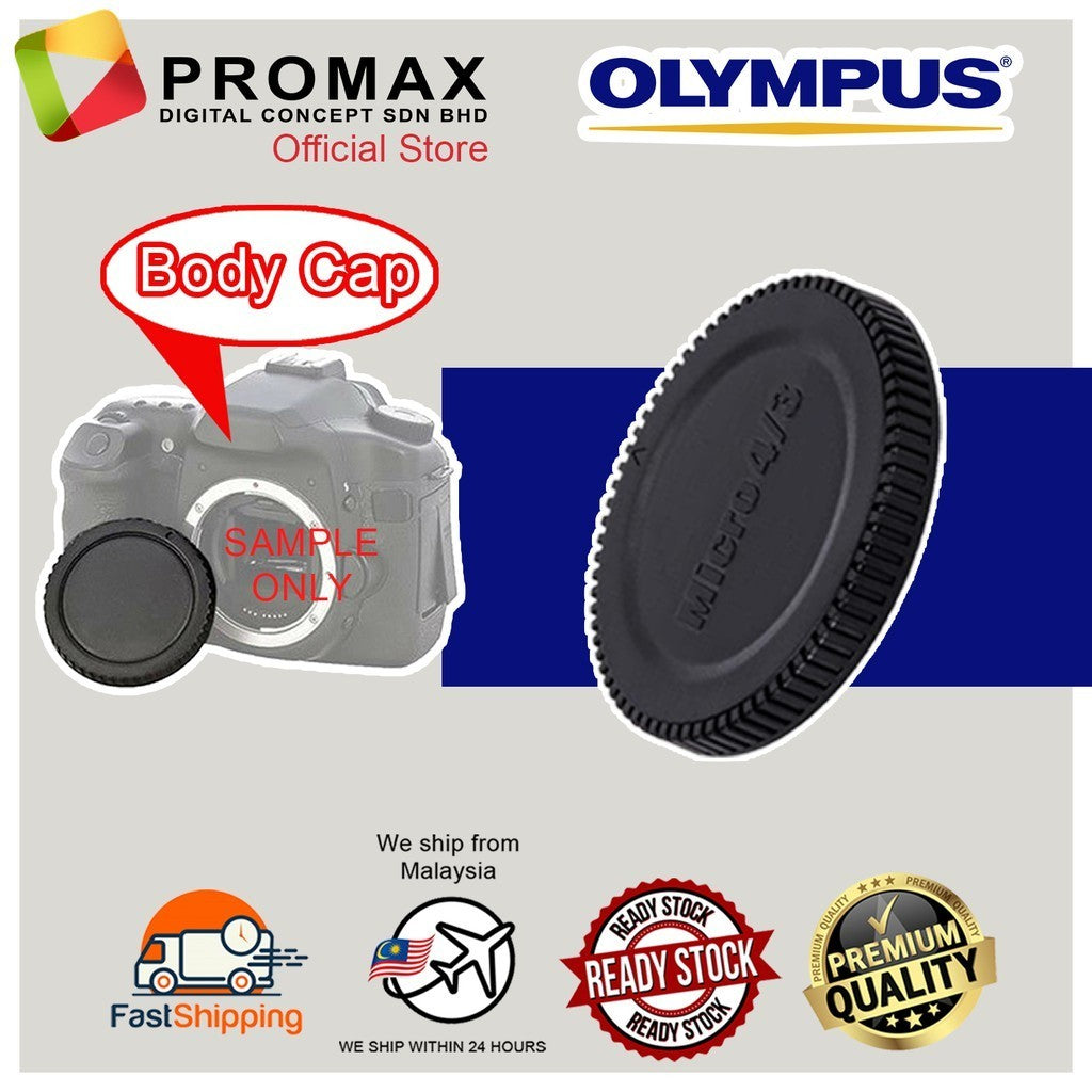[Ready Stock] Camera SLR Mirorless Body Cap & Rear Lens Cap Cover Set for Canon Nikon Sony Fujifilm Olympus Micro 4/3 FT