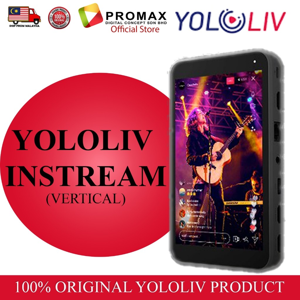Yololiv Mini Live Streaming Switcher Encoder Monitor