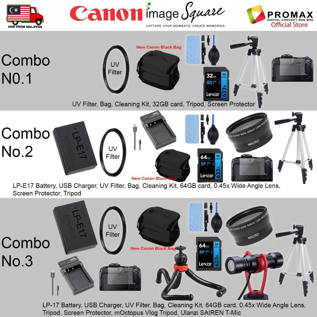CHEAPEST! Canon EOS R100 18-45mm Mirrorless Digital Camera / 55-210mm - MALAYSIA 3 YEARS WARRANTY