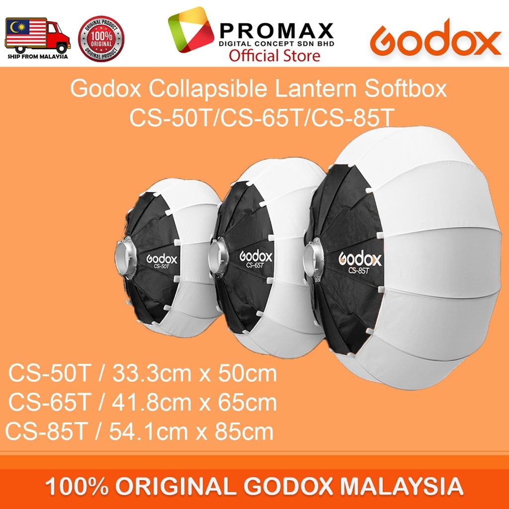 Godox CS-85T / CS-65T / CS-50T Lantern Softbox with Bowens Mount+ Skirt