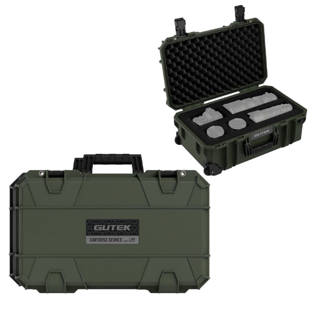 Gutek Tortoise T-300 Carry-On Protector Case with Security Locks and Customizable Storage