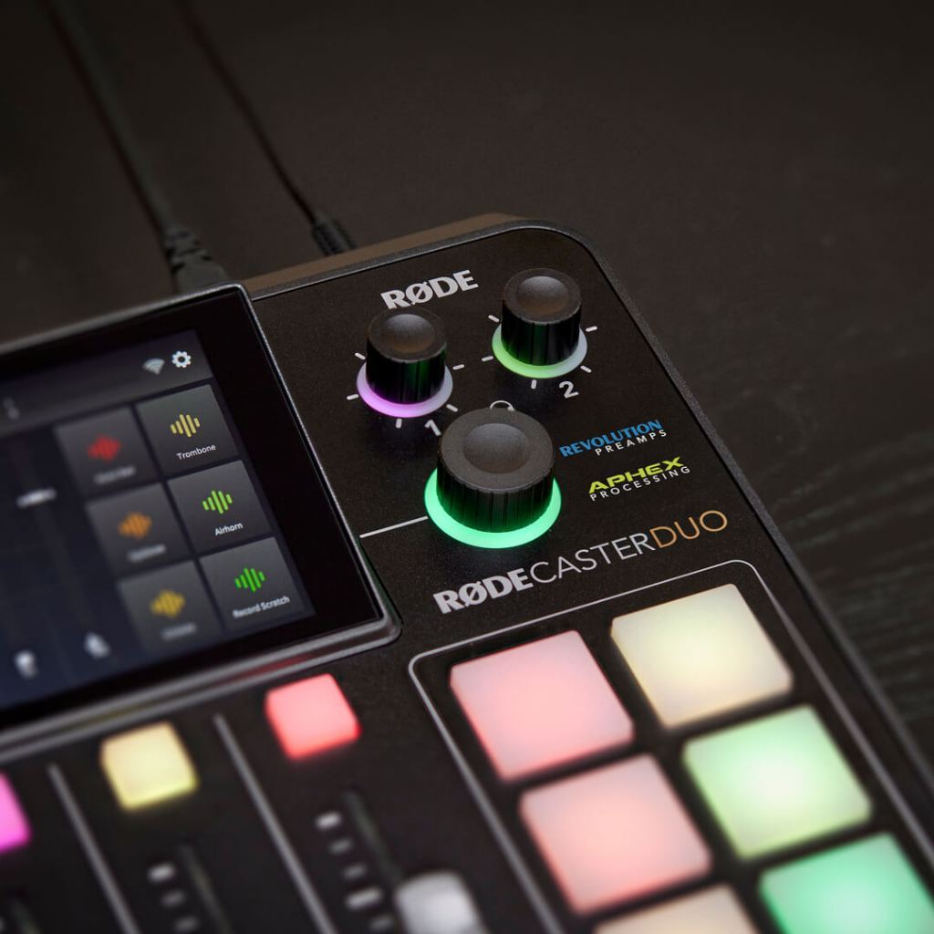 RODE RODECaster Duo Rode Caster Duo Integrated Audio Production Studio For Streaming / Podcast
