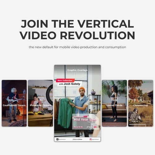 Yololiv Instream  Live Streaming Switcher Encoder Monitor System