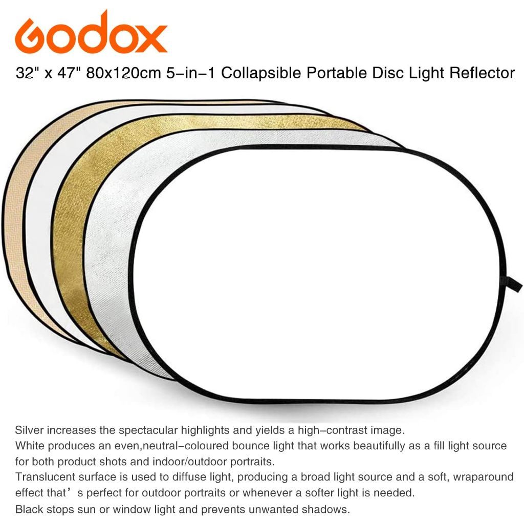 Godox RFT-07 RFT07 5 in 1 Collapsible Reflector For Photography and videography