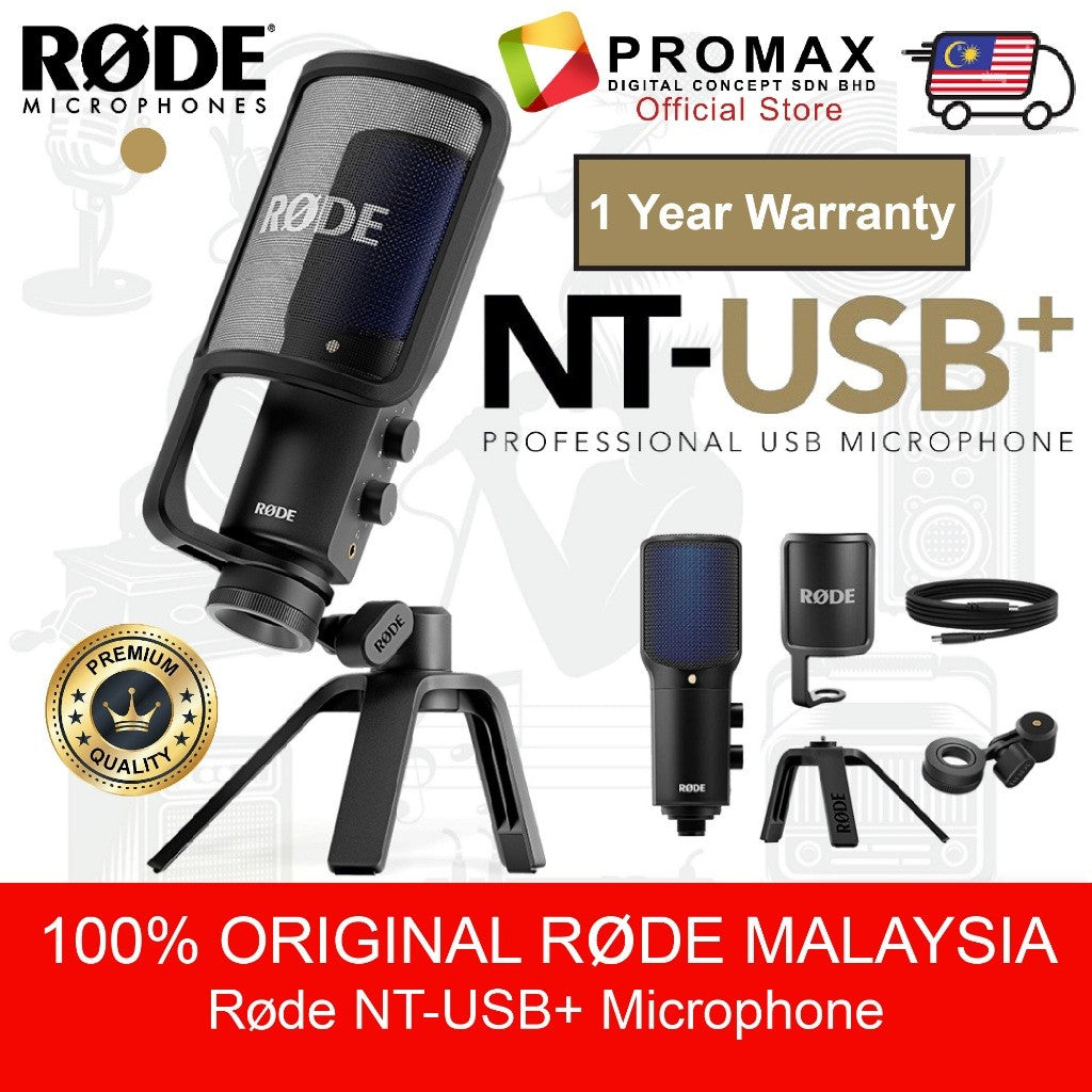 Rode NT-USB+ Professional USB Microphone NT SB Plus