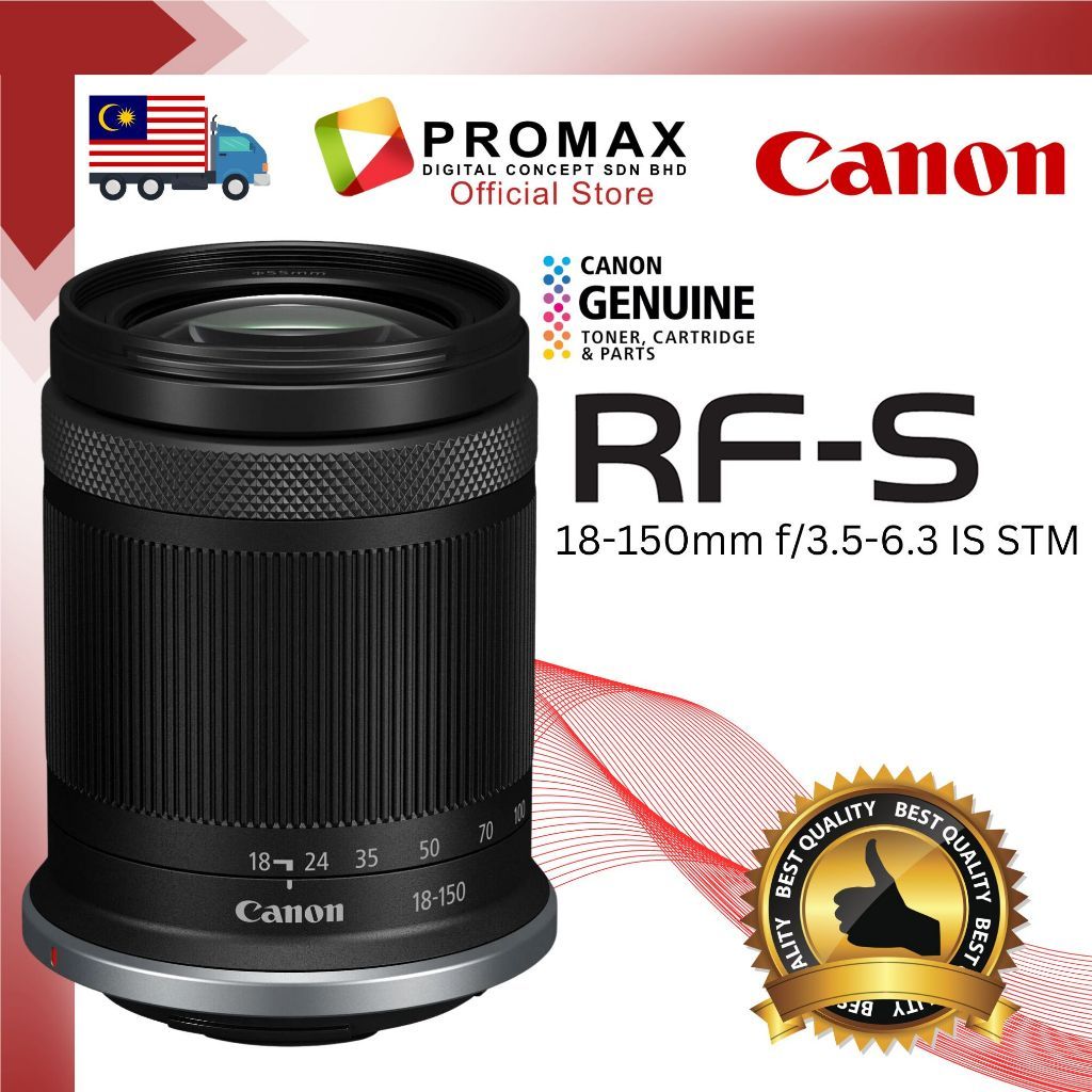 Canon RF-S18-150mm f/3.5-6.3 IS STM ( No Box, CANON MALAYSIA )