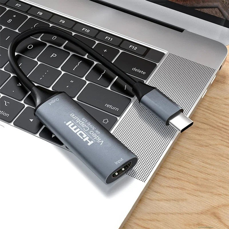 HDMI Video Capture Card Input 4K 30Hz HDMI to USB 2.0 USB 3.0 USB-C type-C 3.0 Video For Camera Macbook PS4 PC GamIng