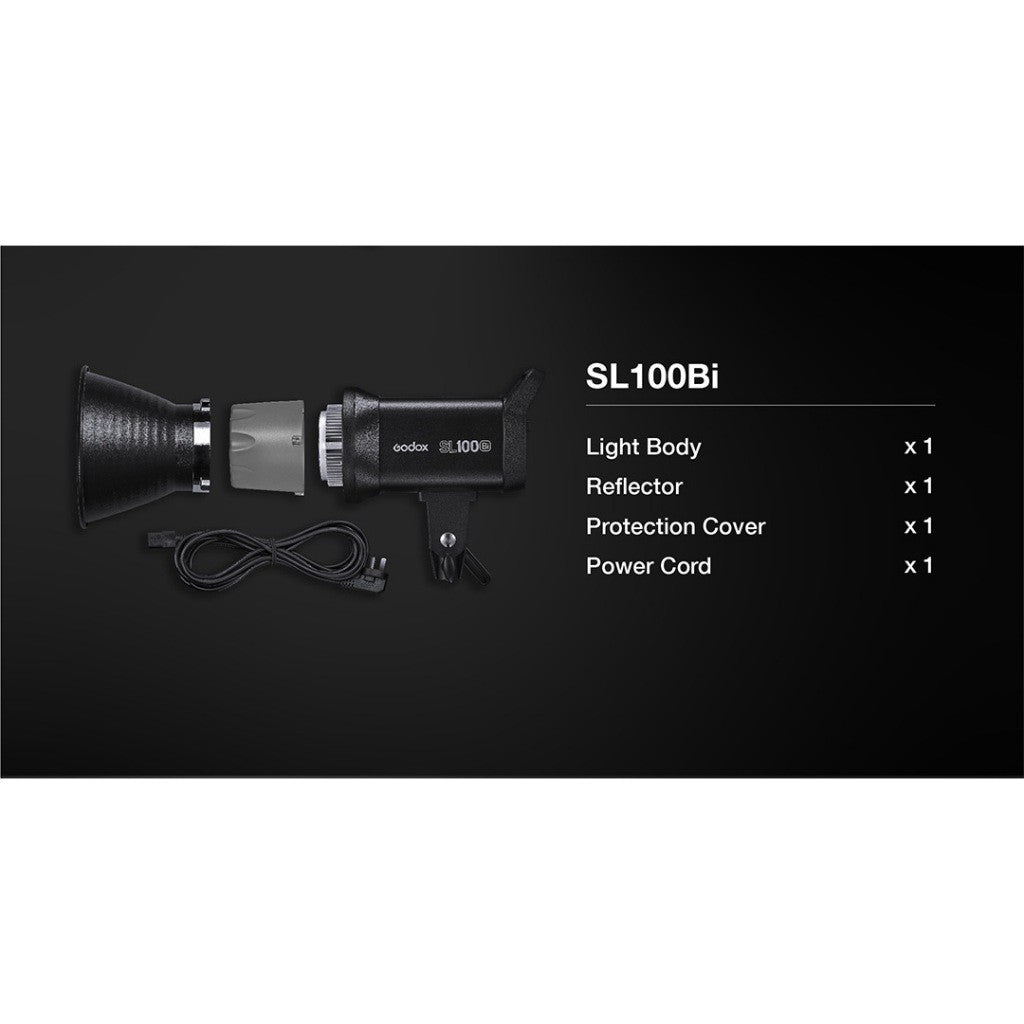 Ready Stock Godox! SL100Bi SL-100Bi SL100 Bi Daylight LED Video Light 2800K-6500K!!!