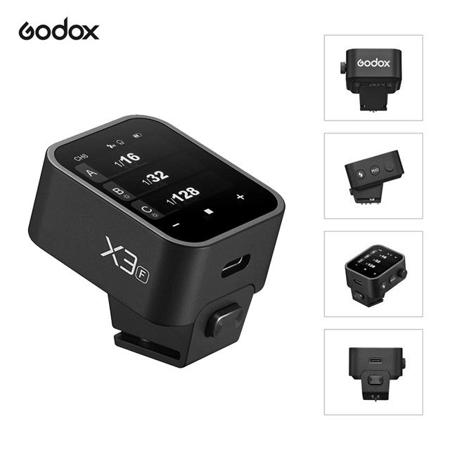 Godox X3 TTL Wireless Flash Trigger For ( Fuji , Sony , Nikon , Olympus , Canon )