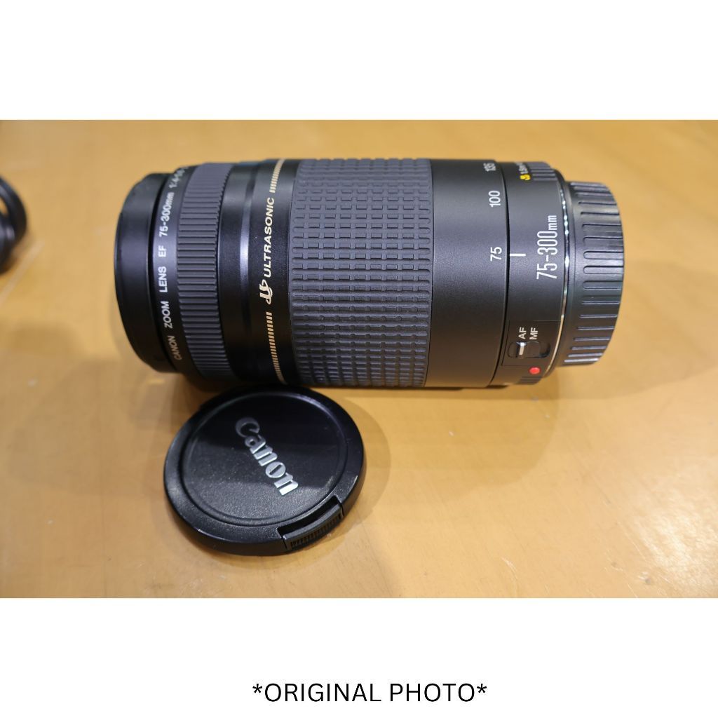 USED CANON EF 75-300mm F/4 - 5.6 II Ultrasonic USM Zoom Lens