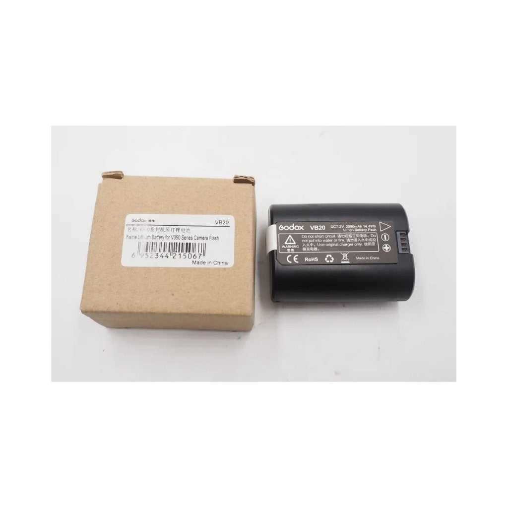 Godox VB20 VB-20 VB 20 Lithium-Ion Battery for V350 Flash (7.2V, 2000mAh)