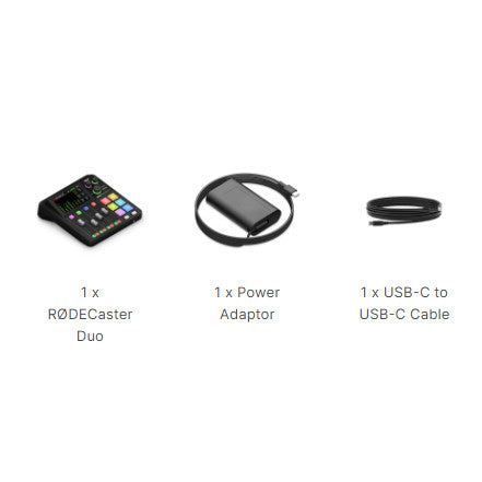 RODE RODECaster Duo Rode Caster Duo Integrated Audio Production Studio For Streaming / Podcast
