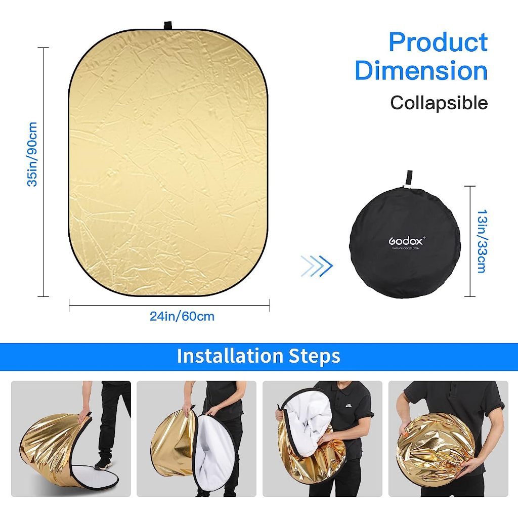 Godox RFT-07 RFT07 5 in 1 Collapsible Reflector For Photography and videography