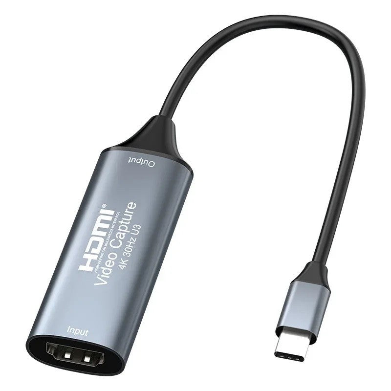 HDMI Video Capture Card Input 4K 30Hz HDMI to USB 2.0 USB 3.0 USB-C type-C 3.0 Video For Camera Macbook PS4 PC GamIng