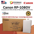 Canon RP-1080V RP1080V RP 1080V Color Ink & 4R Paper Set For Selphy printer CP910 CP1300 CP1500