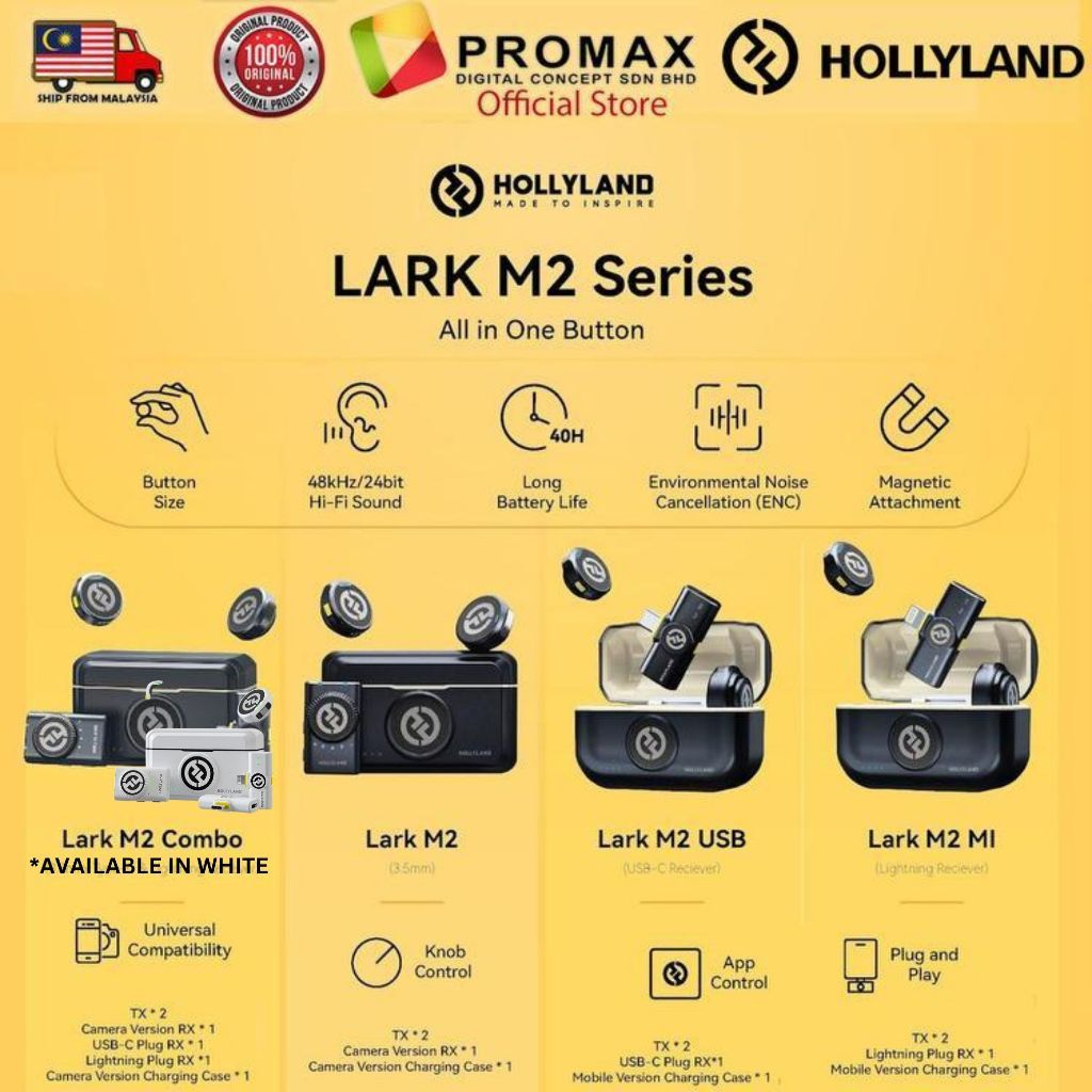HOLLYLAND LARK M2 COMBO / LARK M2 MINI COMBO / LARK M2 MI / LARK M2 USB