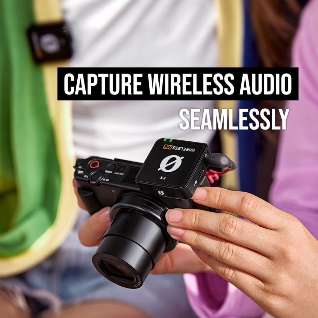 Rode Wireless ME Dual Ultra Compact Wireless Microphone Dual Channel with 2TX + 1RX RDE-WIMEDUAL