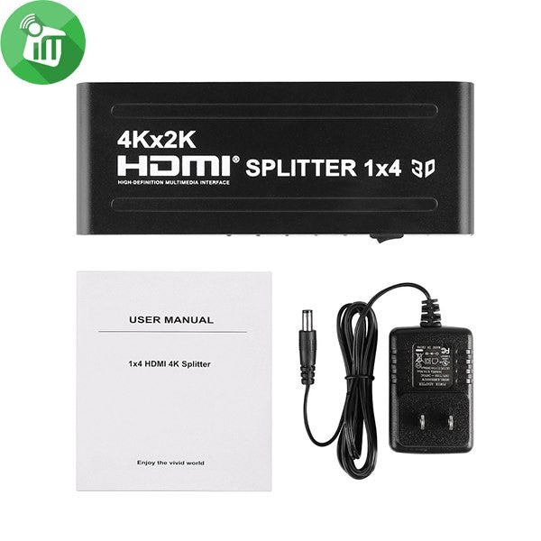 HDMI Splitter 1x4/1x8(1In4Out/1In8Out) HDMI 2.0 UHD/Full HD/4Kx2K/HDTV/3D 4 And 8 ports with Power Adaptor