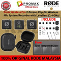 RODE Wireless PRO 2-Person Clip-On Wireless Microphone System/Recorder with Lavaliers (2.4 GHz)