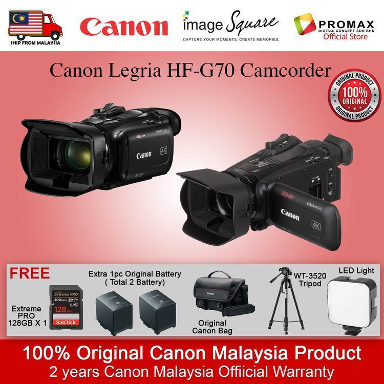 CANON LEGRIA HF-G70 CAMCORDER FREE CANON BP-820 BATTERY