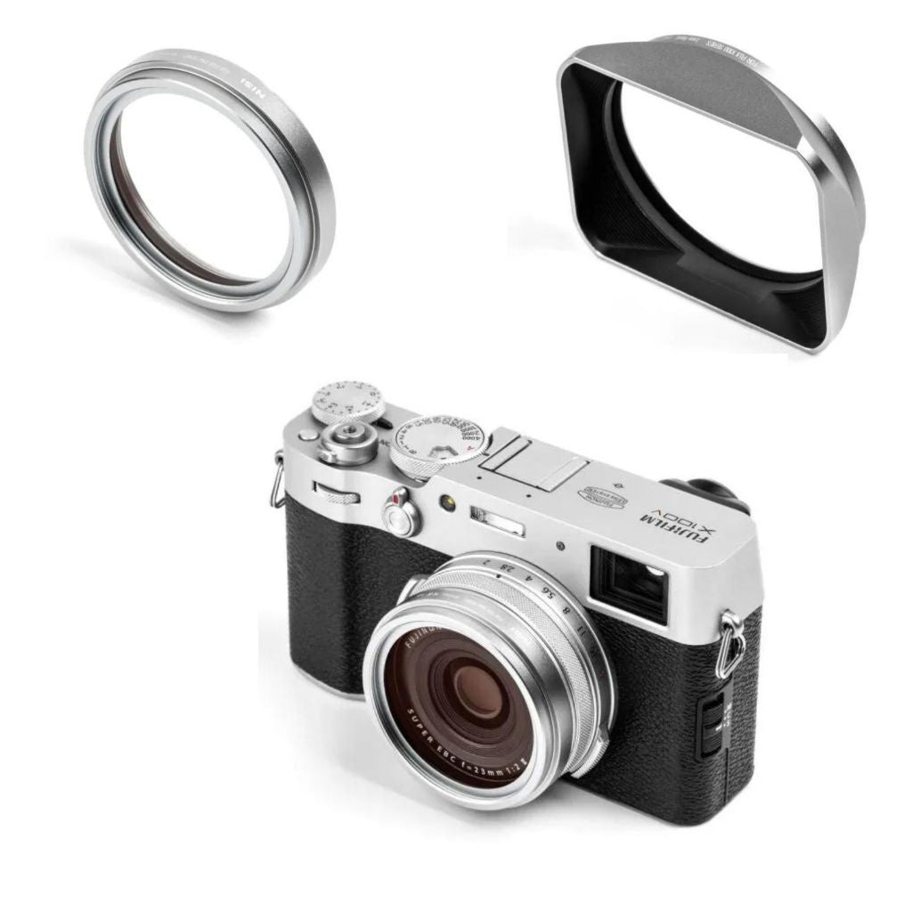NiSi X100 SERIES NC UV FILTER SET FOR FUJIFILM X100 X100S X100F X100T X100V X100VI ( CAMERA NOT INCLUDED )