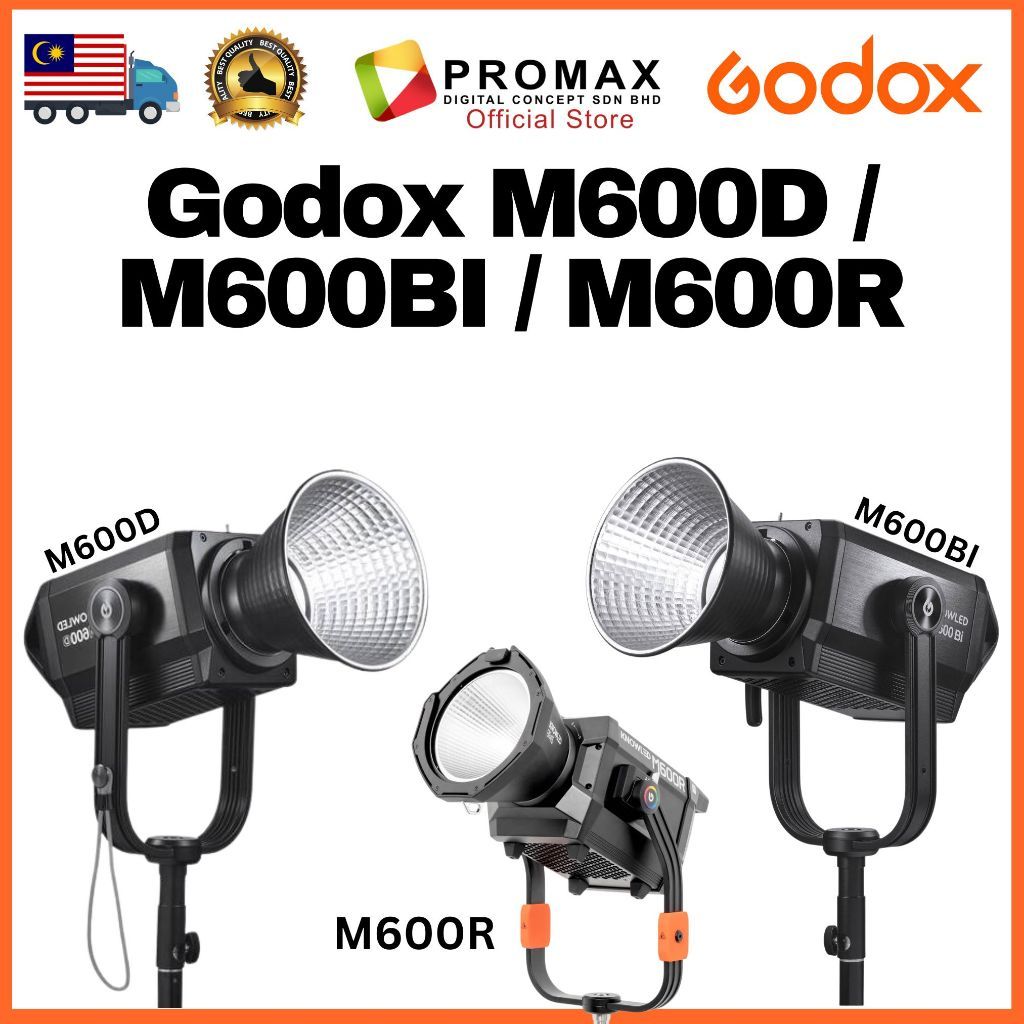 Godox Knowled M600D Daylight / M600BI-COLOR / M600R Full-Color LED Light