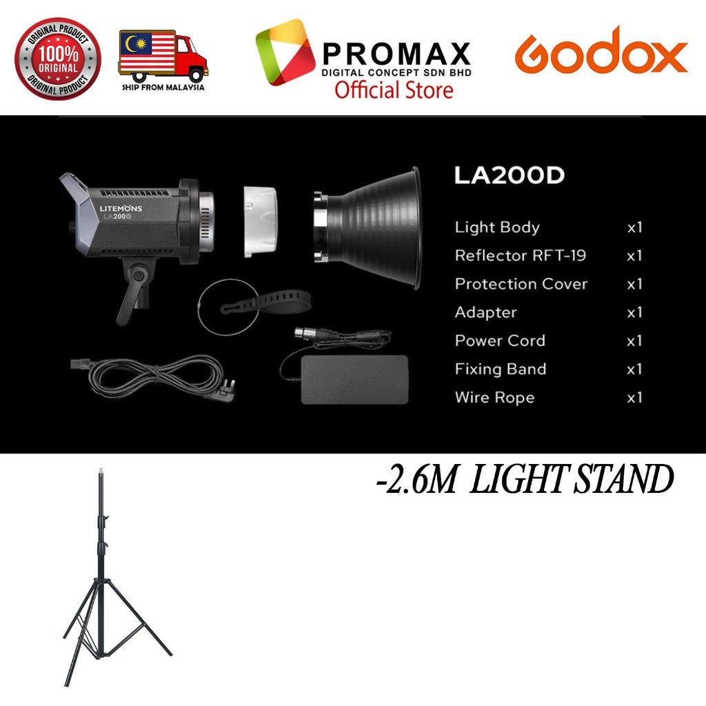 CHEAPEST! GODOX LITEMONS LA150D LA150BI LA200D LA200BI LA300BI Daylight / BIO COLOR LED CINTINUOUS LIGHT