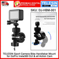 TELESIN DJ-HBM-001 Sport Camera Bike Handlebar Mount 360 rotation for GoPro Ace Pro DJI Insta all Action Cam