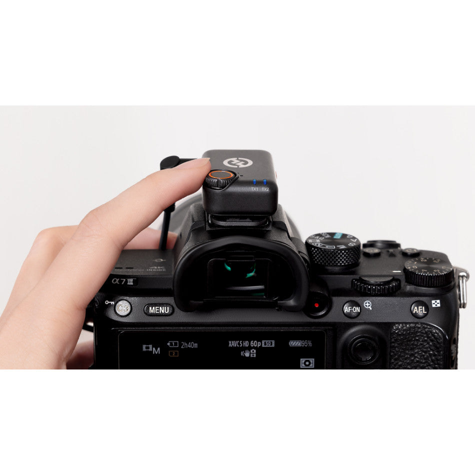 HOLLYLAND LARK M2S Wireless Hidden microphone for camera / computer / phone with USB-C transmitter
