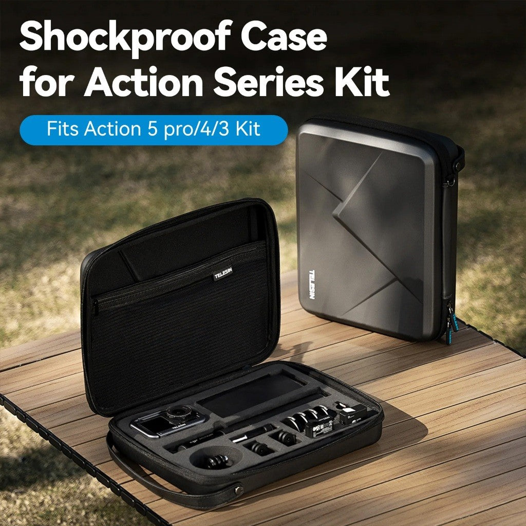 TELESIN S6-PRC-05-TDJ SHOCKPROOF CASE FOR ACTION KIT