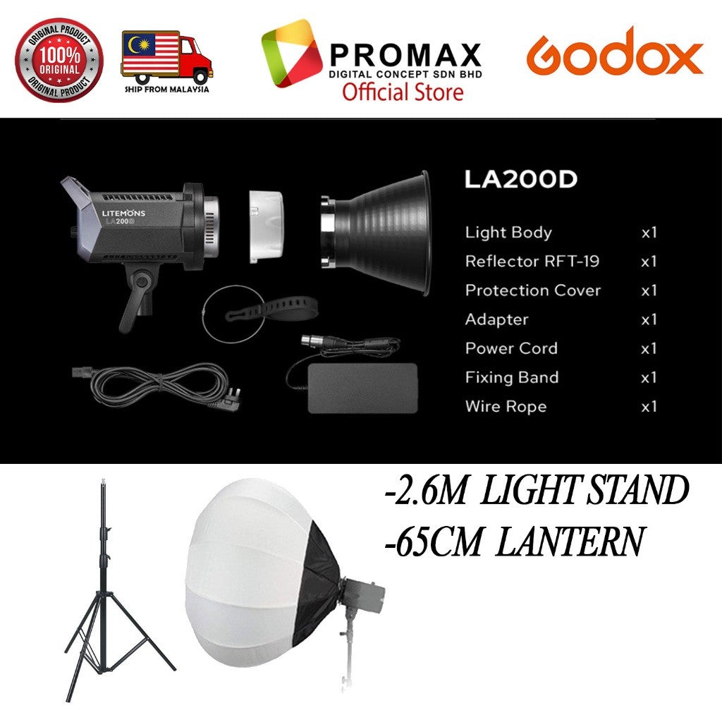 CHEAPEST! GODOX LITEMONS LA150D LA150BI LA200D LA200BI LA300BI Daylight / BIO COLOR LED CINTINUOUS LIGHT