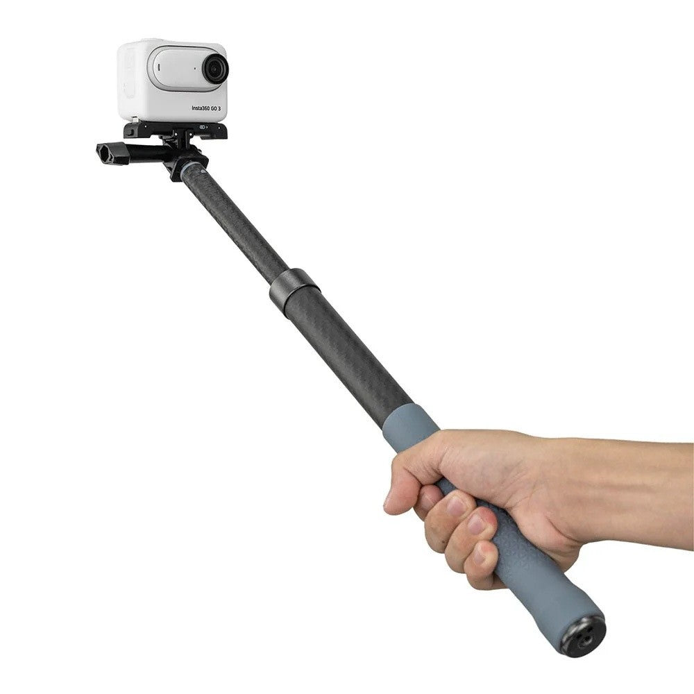 Telesin GP-MNP-002 2nd Generation 1.2M (120CM)  Carbon Fiber Selfie Stick for Action Camera / Insta360 / DJI / Gopro