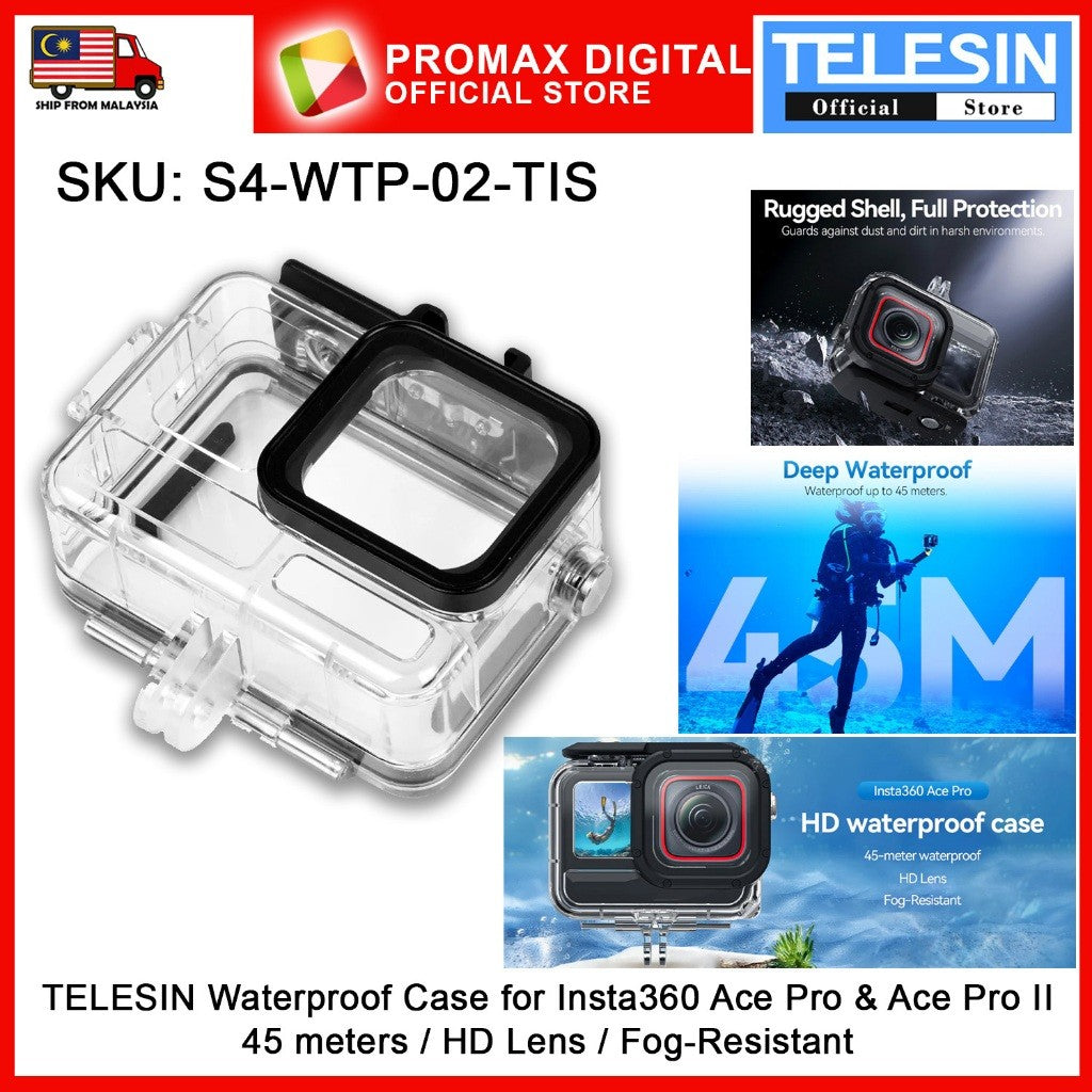 TELESIN S4-WTP-02-TIS Waterproof Case