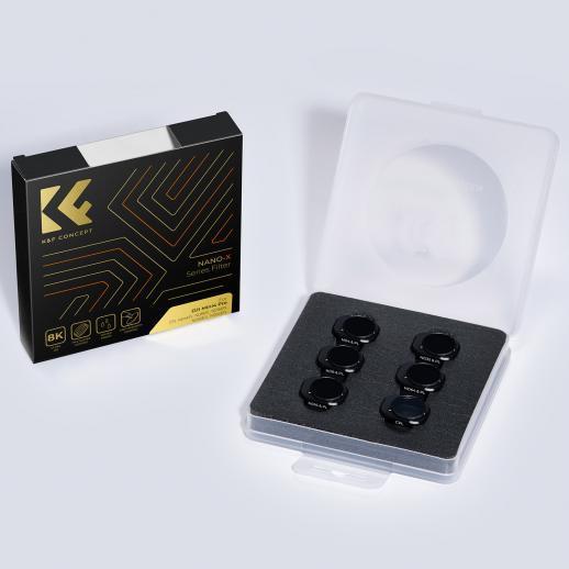 K&F CONCEPT CPL ND & PL Filter Kit for DJI MINI 4 Pro Six Kit CPL ND4&PL/ND8&PL/ND16&PL/ND32&PL/ND64&PL SKU:2082V1